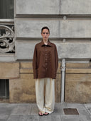 Brown shirt