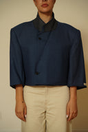 Crop blazer 058