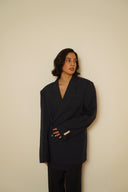 Blazer oversize asimétrica 003