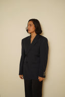 Asymmetric oversize blazer 008