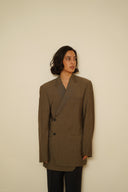 Blazer asimétrica Burberry 012