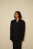 Asymmetrical oversize blazer 013