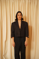 Crop blazer 028