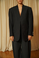 Blazer collarless 007