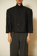 Crop blazer 046