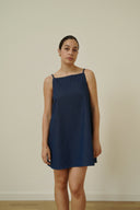Vestido mini denim