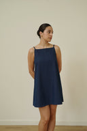 Vestido mini denim
