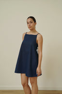 Vestido mini denim