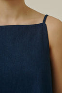 Vestido mini denim