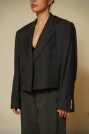 Crop blazer 049