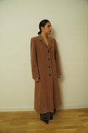 Brown long coat
