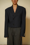Crop blazer 053