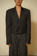 Crop blazer 054