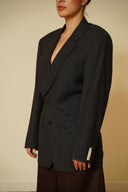 Open back blazer 001