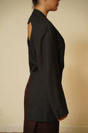 Open back blazer 001