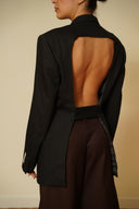 Open back blazer 003
