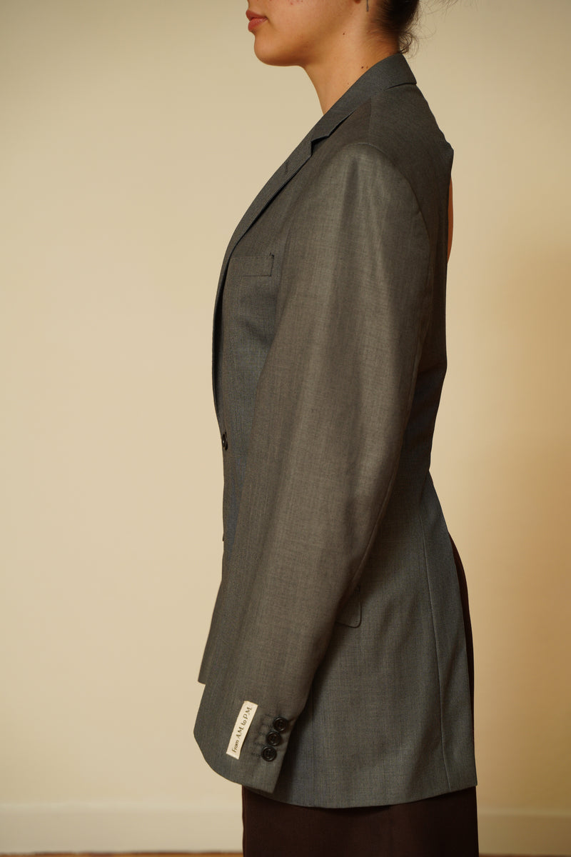 Open back blazer 004