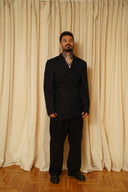 Asymmetrical oversize blazer 013