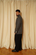 Blazer oversize asimétrica lana 005