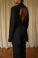 Open back blazer 005