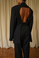 Open back blazer 005