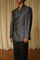 Asymmetrical oversized blazer 015