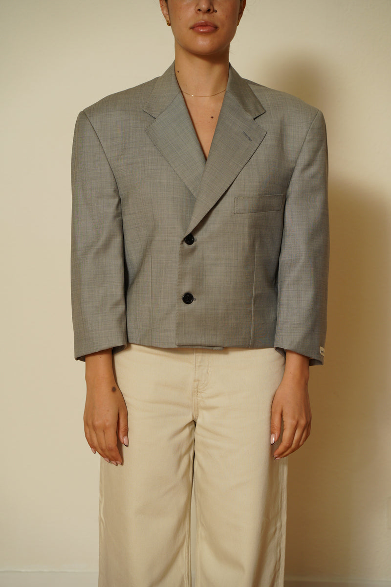 Crop blazer 056