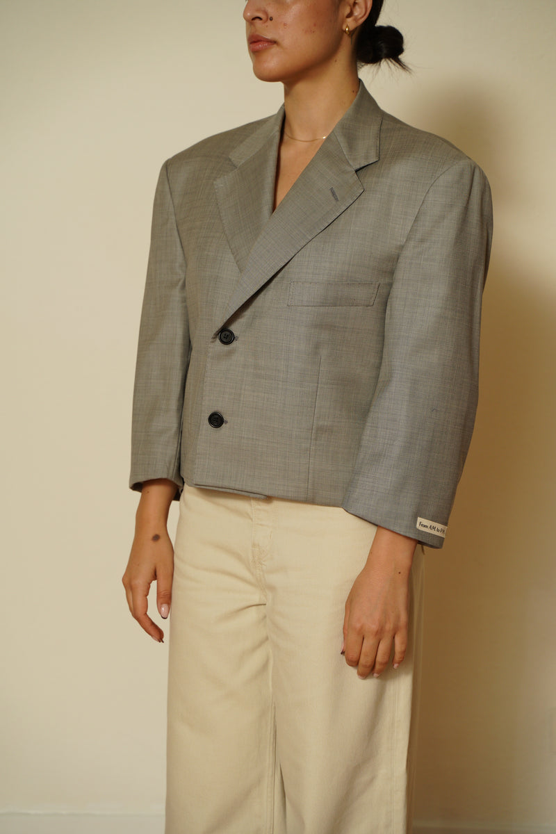 Crop blazer 056