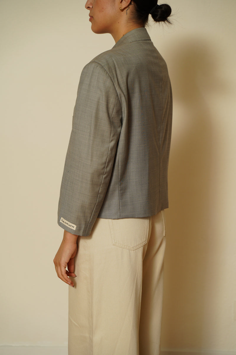 Crop blazer 056