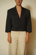 Crop blazer 057