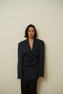 Blazer oversize asimétrica 002