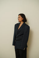 Blazer oversize asimétrica 002