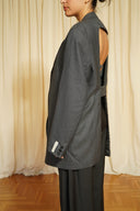 Open back blazer 006