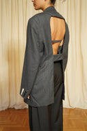 Open back blazer 006