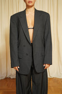 Open back blazer 007
