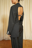 Open back blazer 007