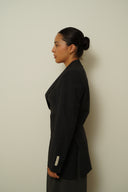 Asymmetrical  fitted blazer