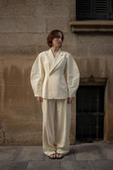 El pantalón vainilla