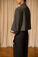 Cropped blazer $120